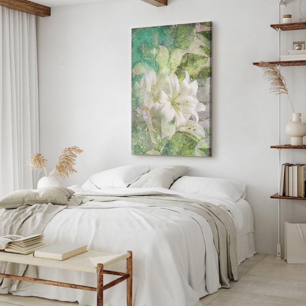 Leinwandbild - Green Breath (1 Part) Vertical