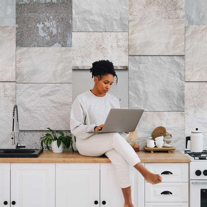 Tapete - Stone triptych