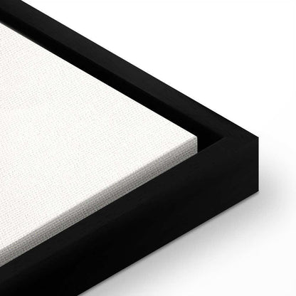 Leinwandbild - Black Badminton Rackets