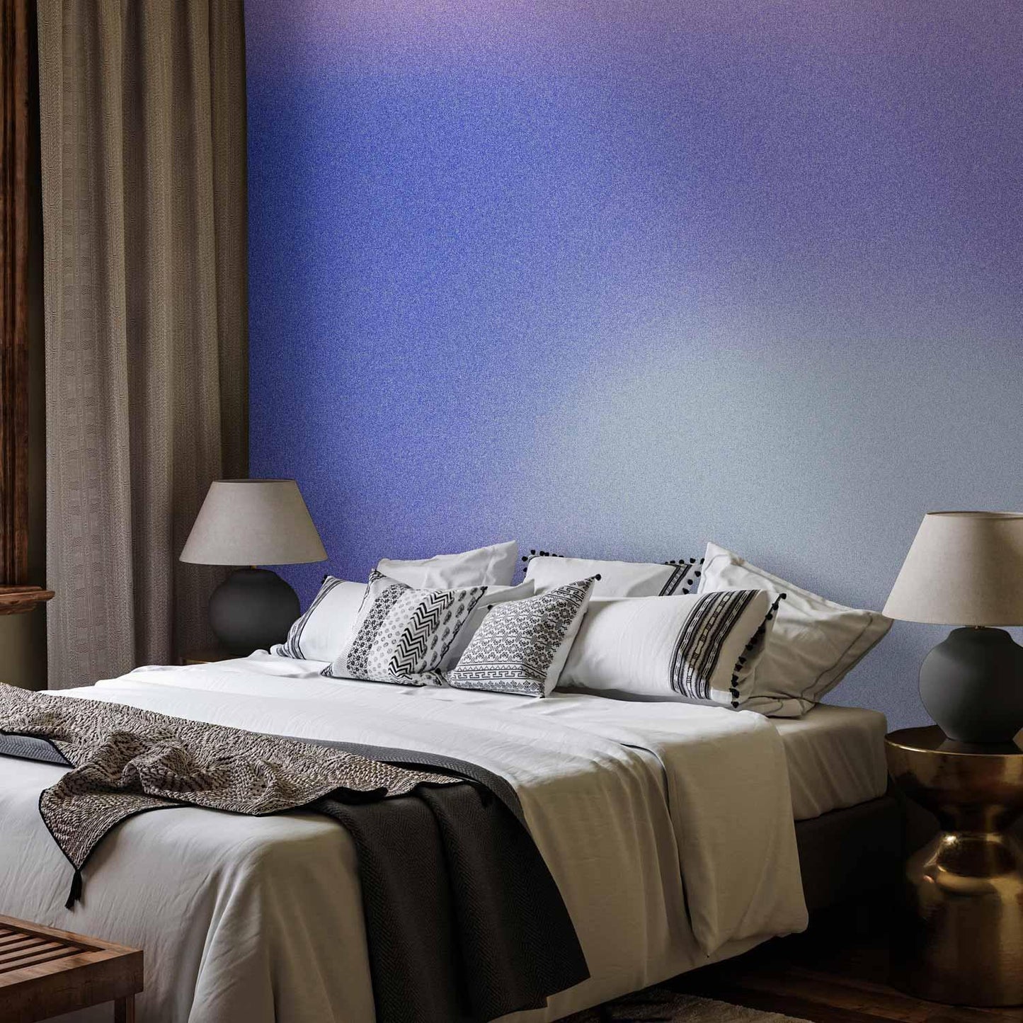 Fototapete - Heather Mist - Delicate Gradient Comprising Various Shades of Violet