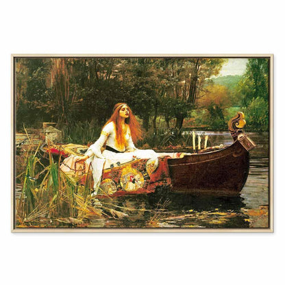 Leinwandbild - John William Waterhouse – The Lady of Shalott