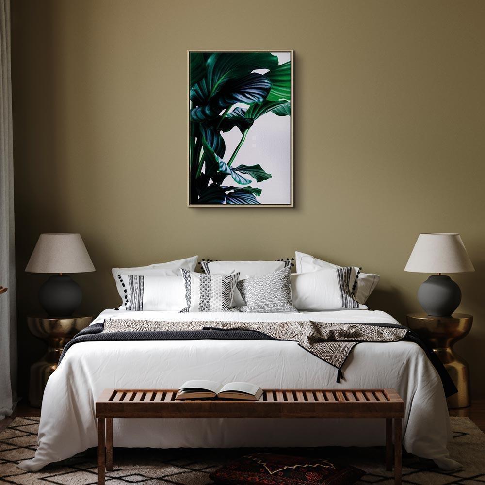 Leinwandbild - Springy Leaves (1 Part) Vertical