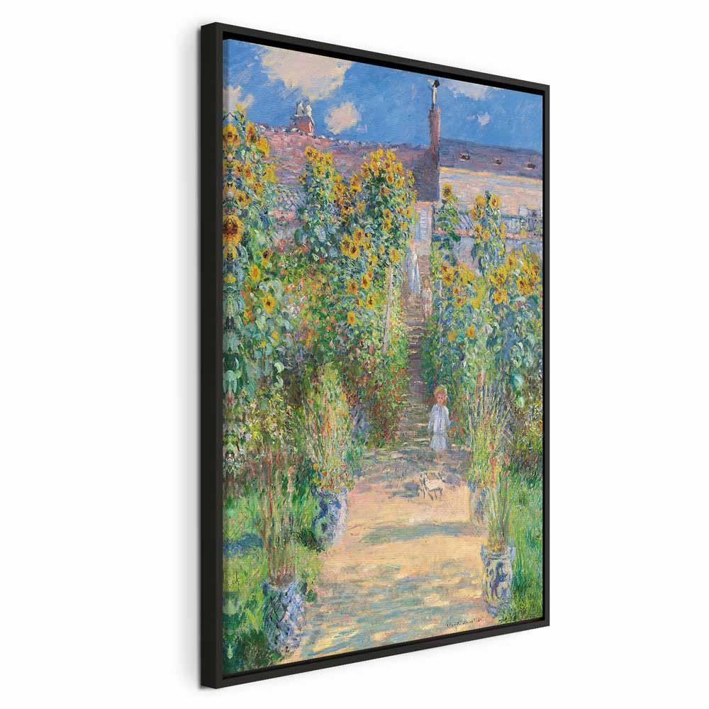 Leinwandbild - Claude Monet – Monet’s Garden at Vétheuil