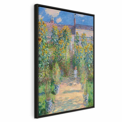 Leinwandbild - Claude Monet – Monet’s Garden at Vétheuil