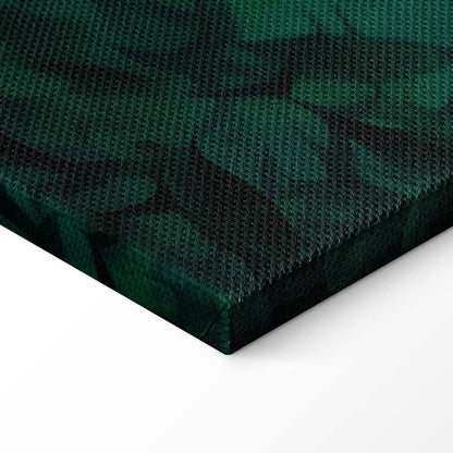 Leinwandbild - A shoal of dark fish