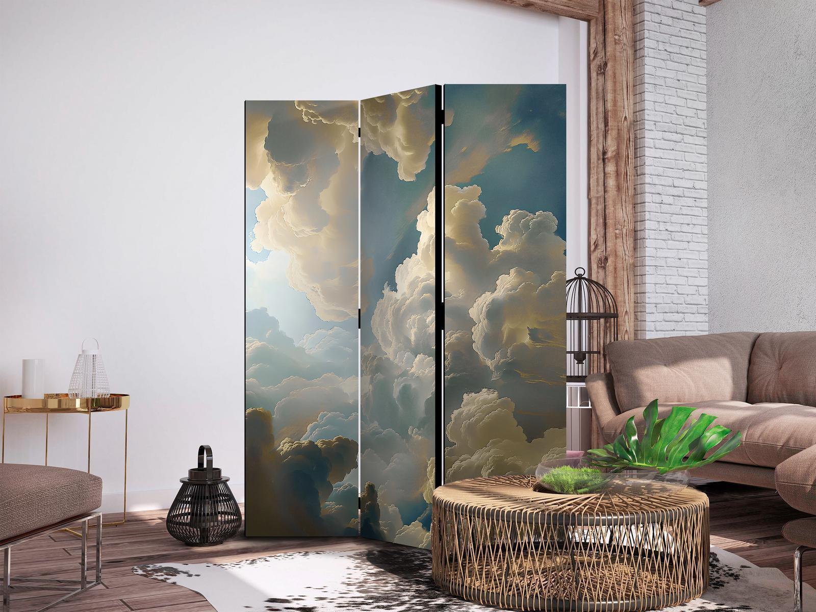 Paravent - Sun and Shadows: A Theatrical Display of Nature High Above the Ground Artgeist