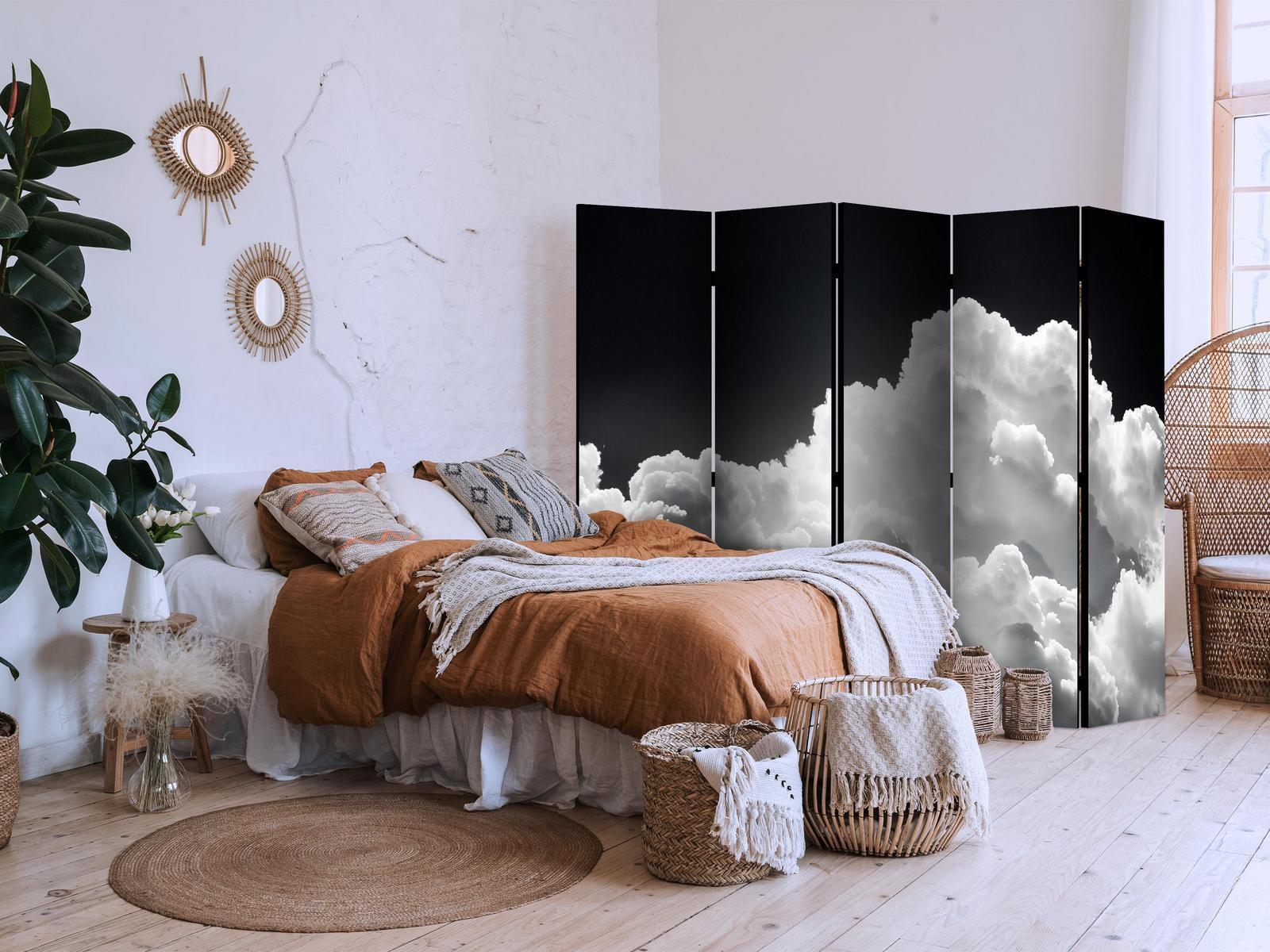 Paravent - Discover the Endless Game of Sunlight – Clouds and Shadows in the Sky Artgeist