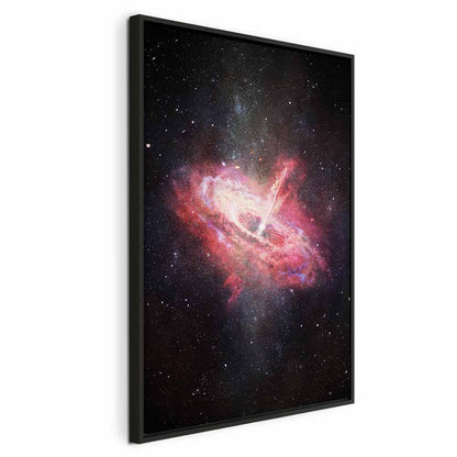 Leinwandbild - Lonely Galaxy (1 Part) Vertical