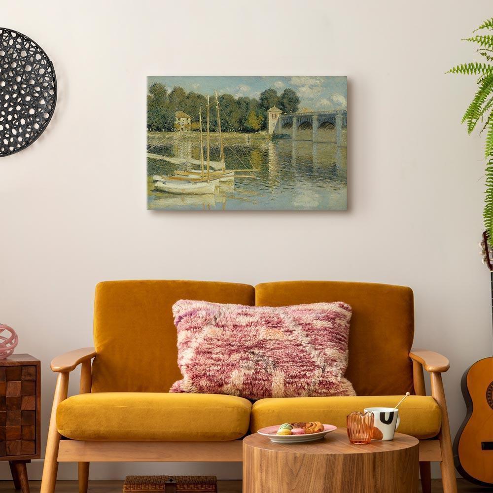 Leinwandbild - Claude Monet – Bridge at Argenteuil