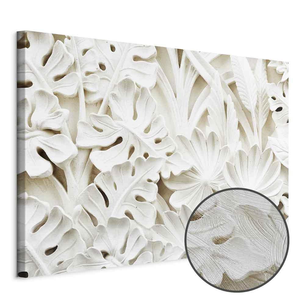 Leinwandbild - Ceramic Leaves (1 Part) Wide