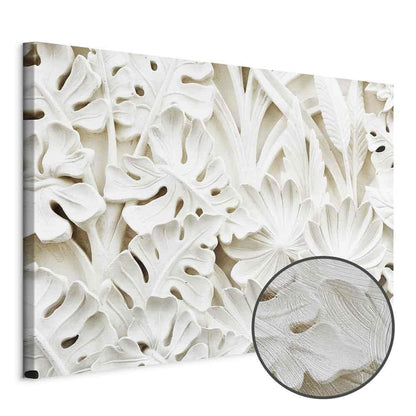 Leinwandbild - Ceramic Leaves (1 Part) Wide