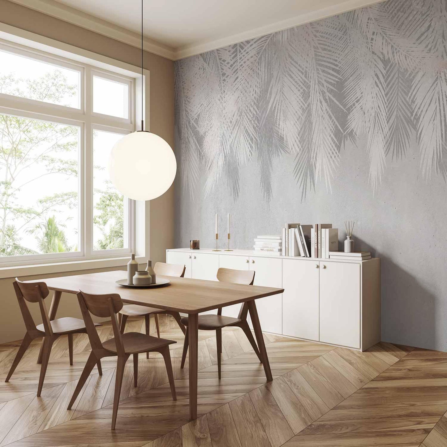 Fototapete - Pale Palms