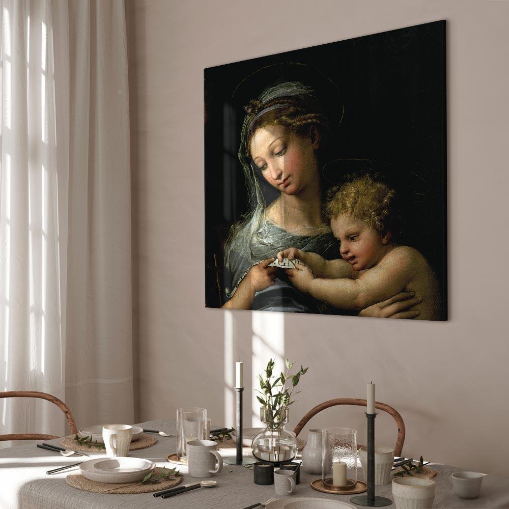 Leinwandbild - Rafael Santi – The Virgin of the Rose