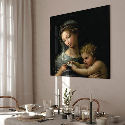 Leinwandbild - Rafael Santi – The Virgin of the Rose