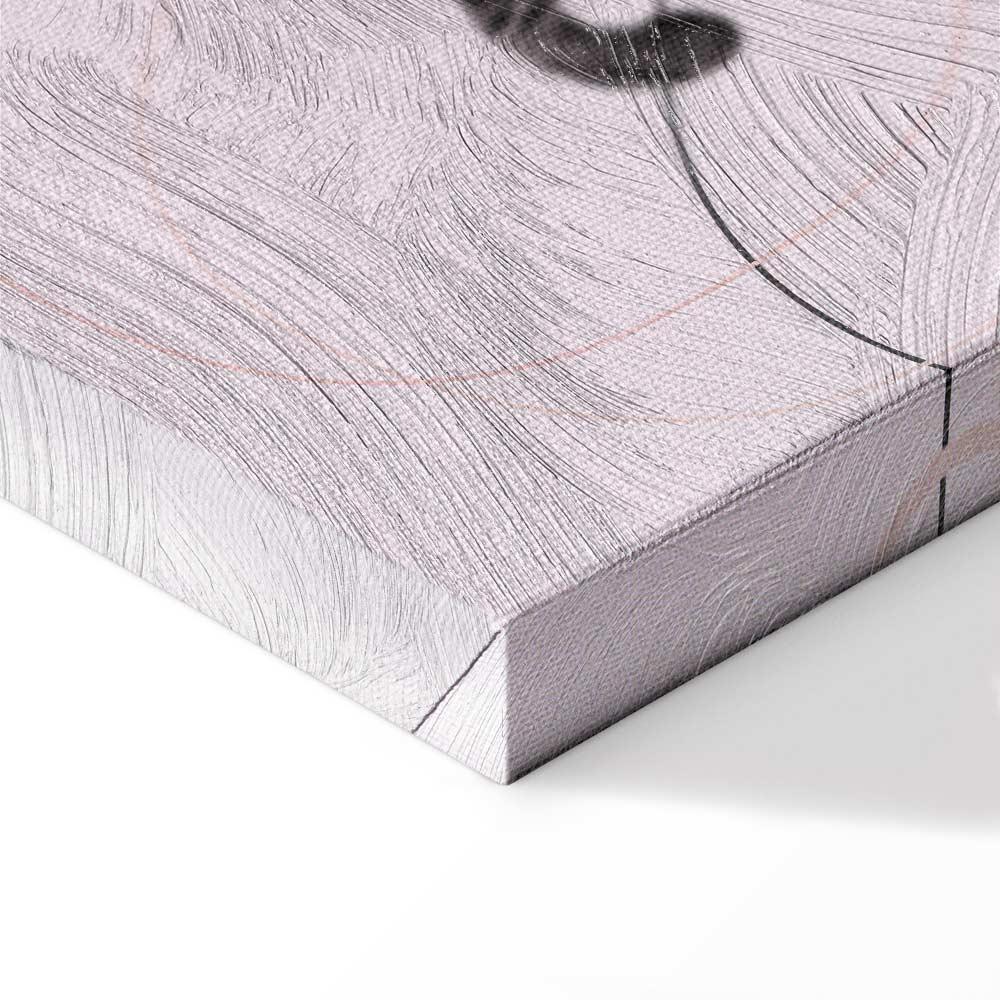 Leinwandbild - Liquid Lips (1 Part) Vertical