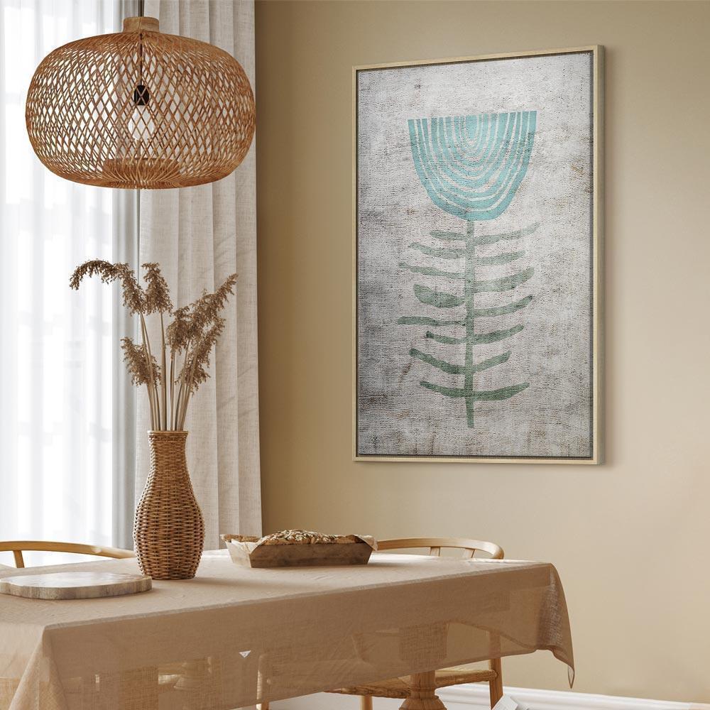 Leinwandbild - Blue Lily (1 Part) Vertical