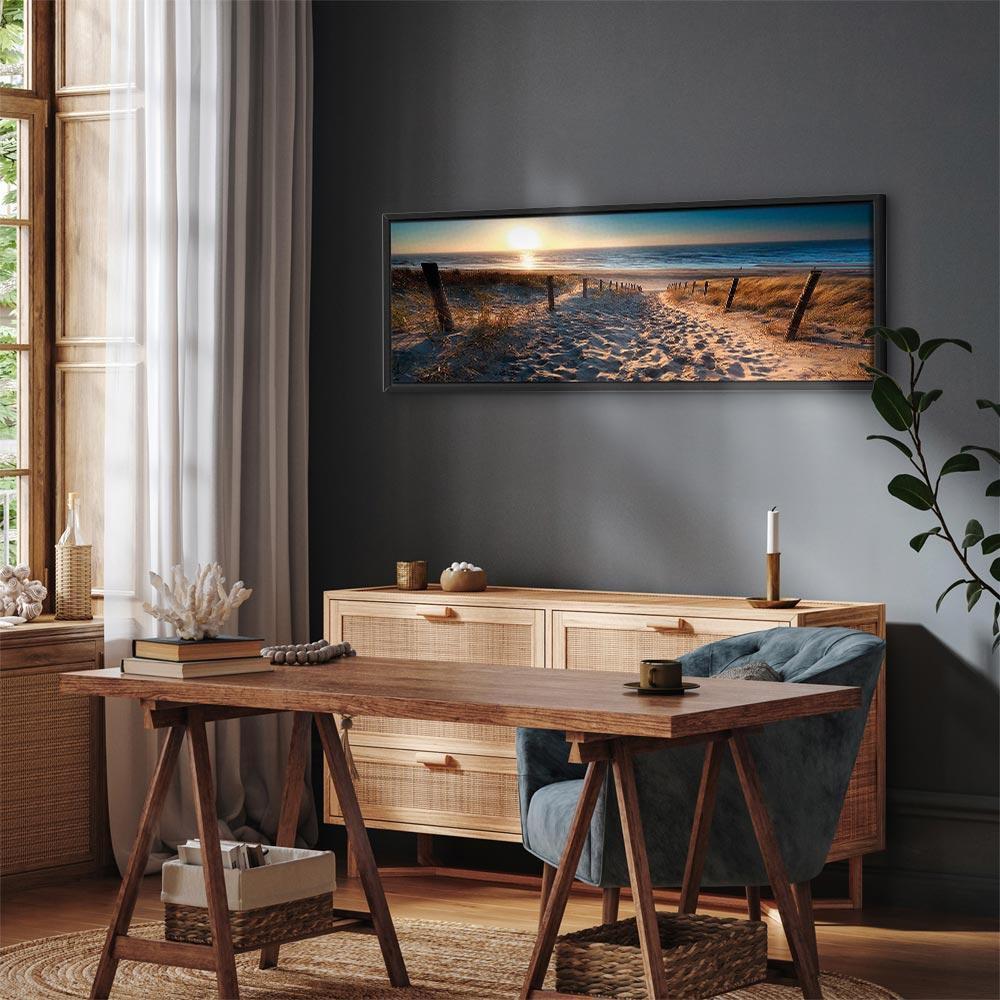 Leinwandbild - Sunset Path