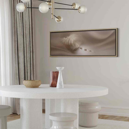 Leinwandbild - Delicate Feather