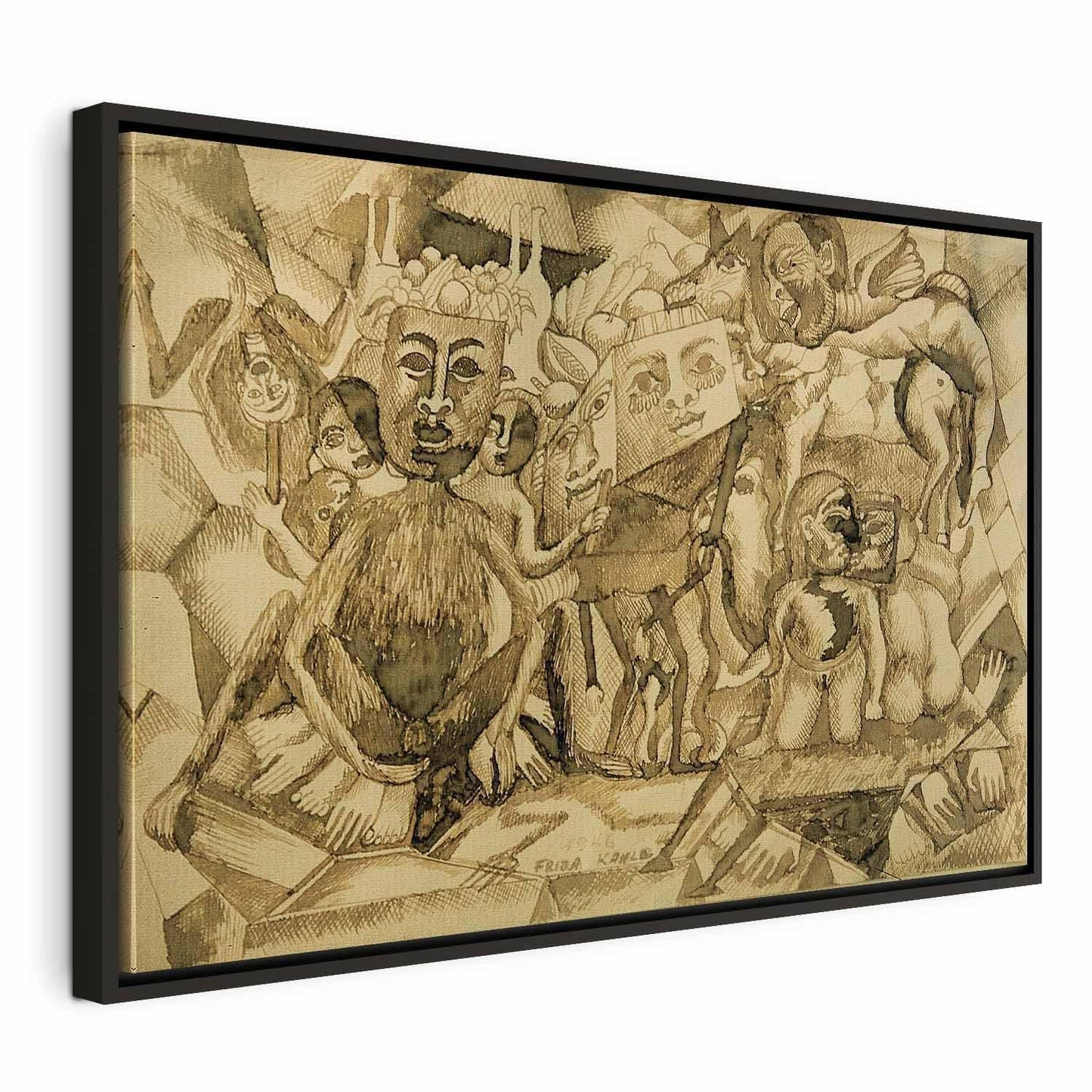 Leinwandbild - Frida Kahlo – Karma