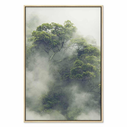 Leinwandbild - Foggy Amazon (1 Part) Vertical