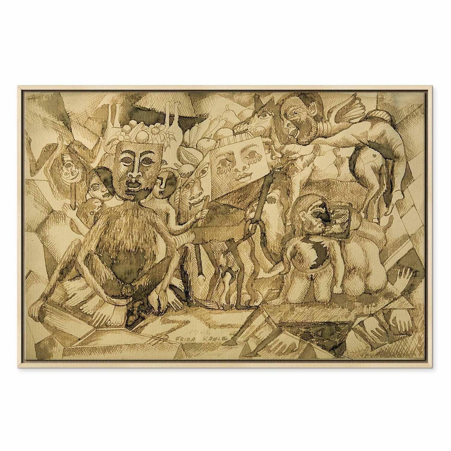 Leinwandbild - Frida Kahlo – Karma