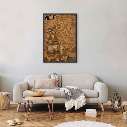 Leinwandbild - Expectation (Gustav Klimt) Artgeist