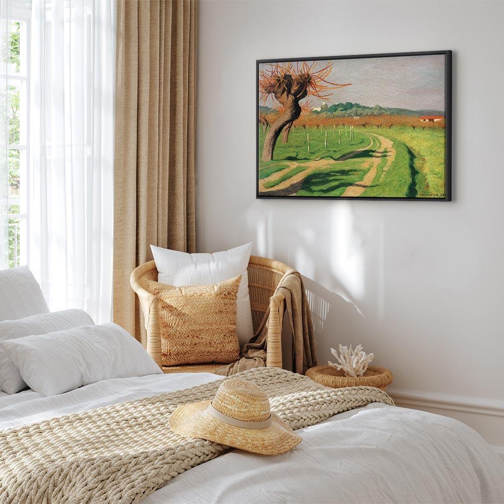 Leinwandbild - Félix Vallotton – Vallée de la Cagne