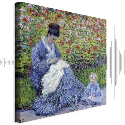 Leinwandbild - Claude Monet – Madame Monet and Her Son
