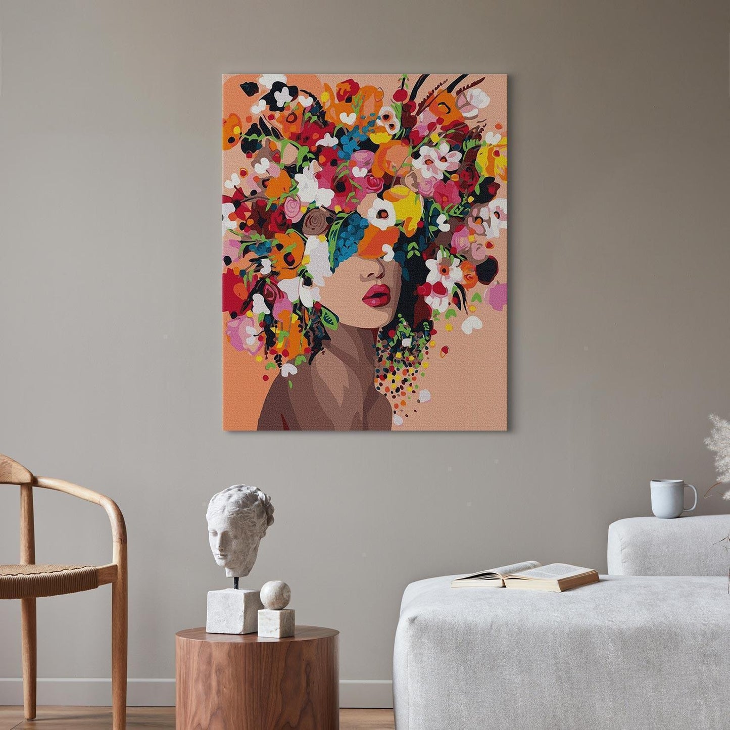 Malen nach Zahlen - Flower fairy