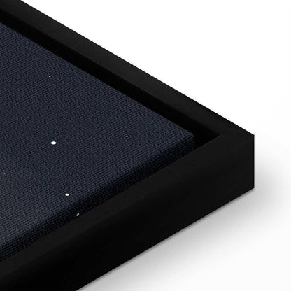 Leinwandbild - Night Waves (1 Part) Wide - Second Variant