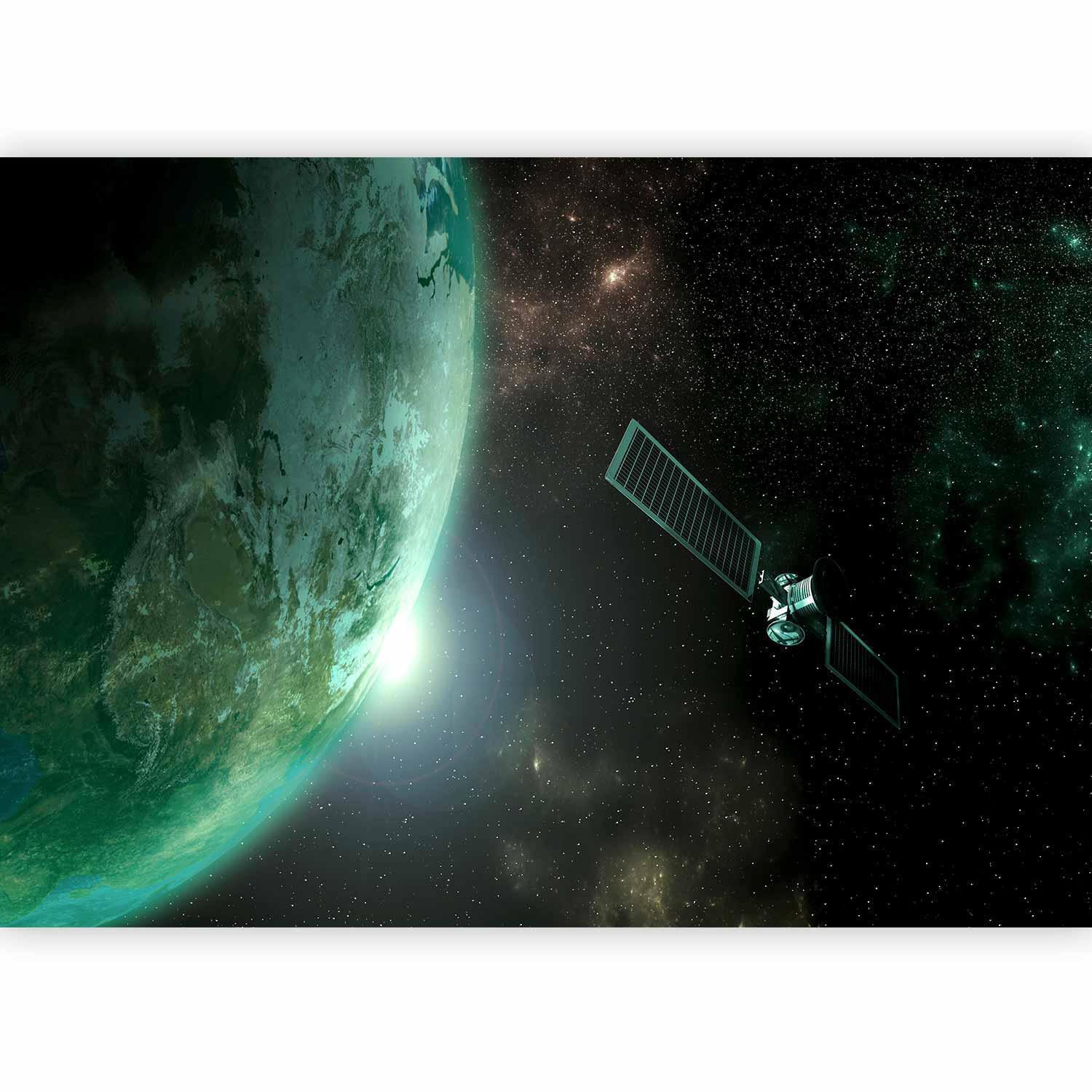 Fototapete Grüner Planet – Fantasievolle Naturwelt fürs Zimmer Sawelt
