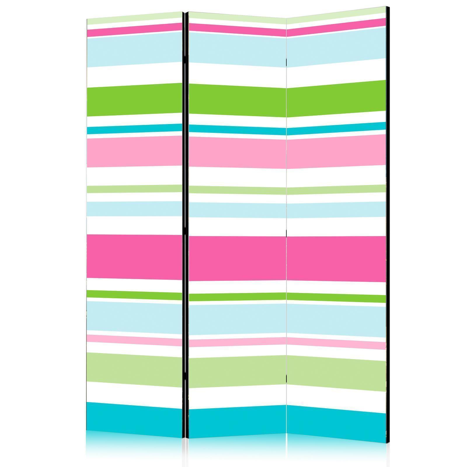 Paravent - Bright stripes Artgeist