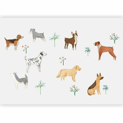 Fototapete „Doggies“ – Liebevolles Hundemotiv für Kinderzimmer & Spielbereiche Artgeist
