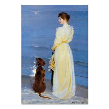 Leinwandbild - Peder Severin Kroyer – Summer Evening in Skagen