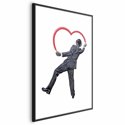 Poster - Elegant Graffiti Artist Artgeist