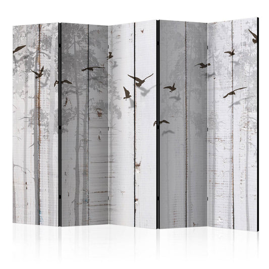 Paravent - Birds on Boards II Artgeist