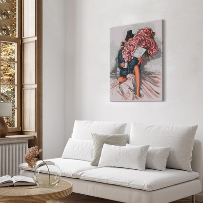 Malen nach Zahlen - Peony stories