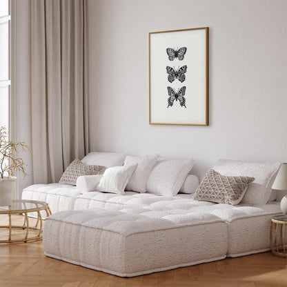 Poster - Three Butterflies Artgeist