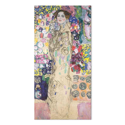Leinwandbild - Gustav Klimt – Portrait of Maria Munk