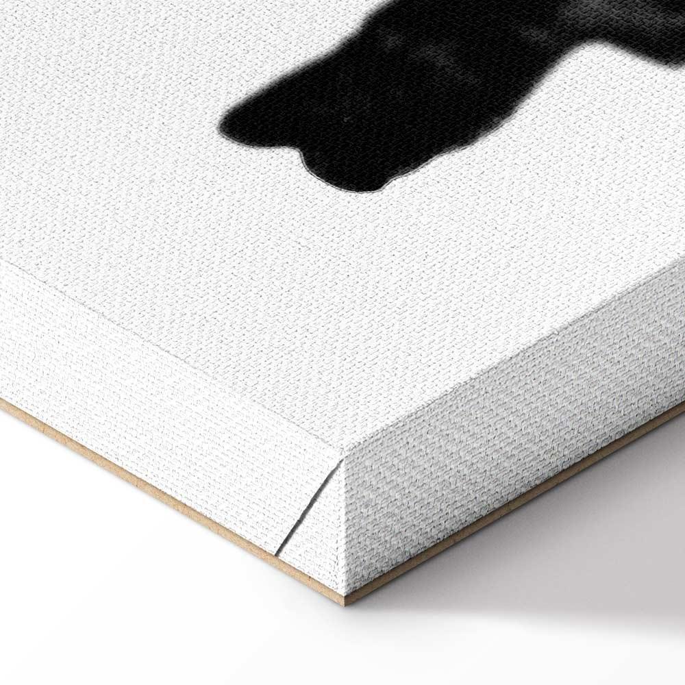 Leinwandbild - Banksy: Girl with Balloon (1 Part) Vertical