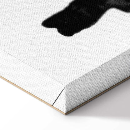 Leinwandbild - Banksy: Girl with Balloon (1 Part) Vertical