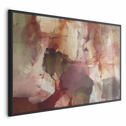 Poster - Spring Composition - glimmers and forms in watercolor technique