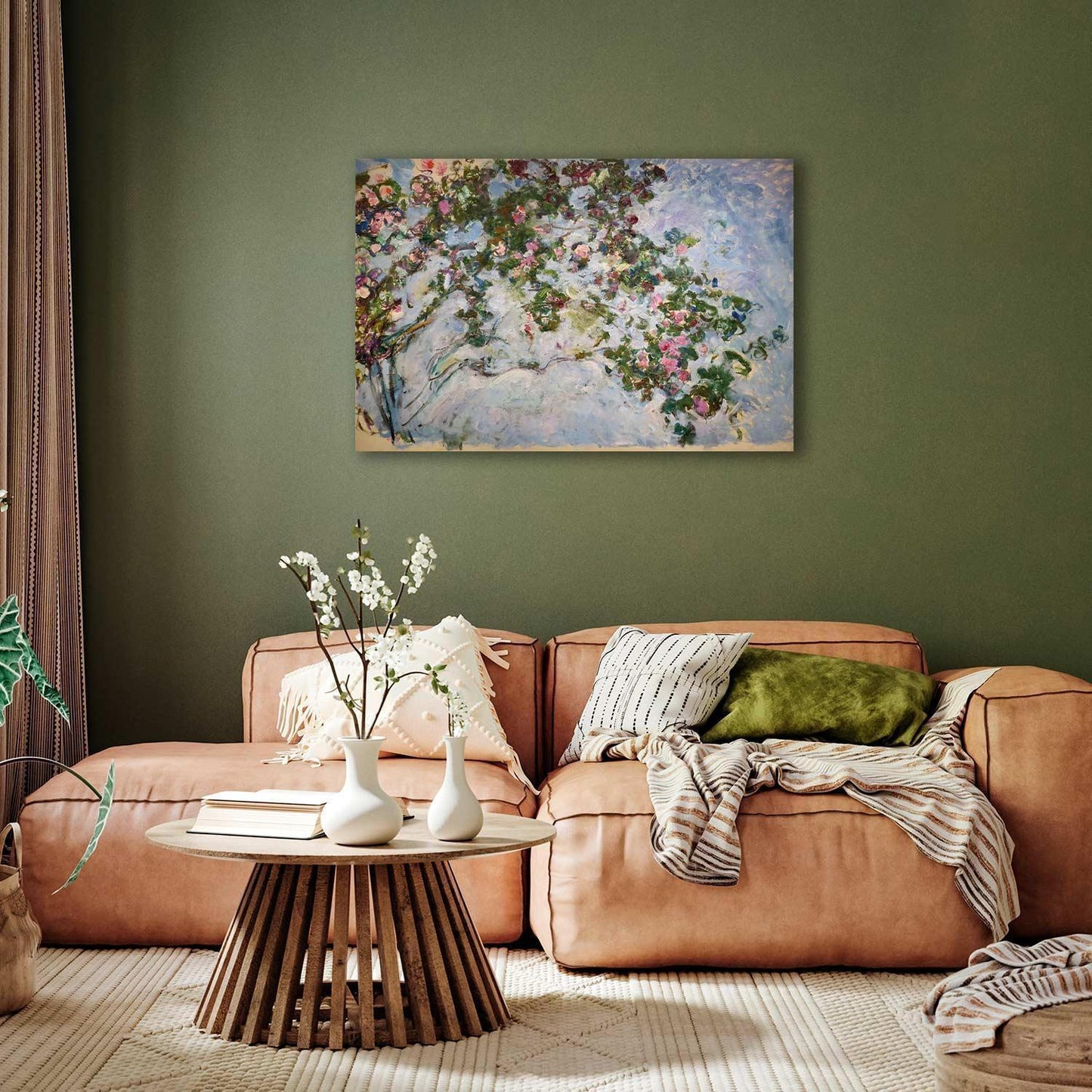 Leinwandbild - Les Roses Artgeist