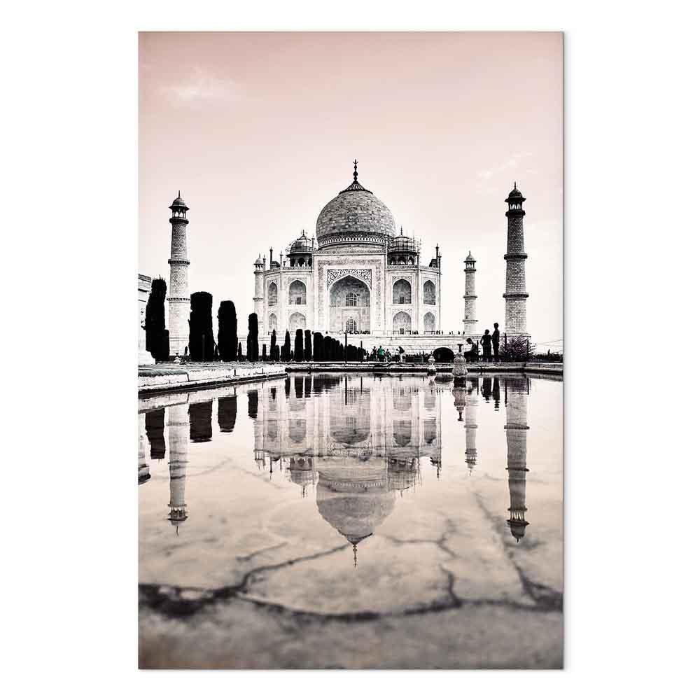 Leinwandbild - Taj Mahal (1 Part) Vertical