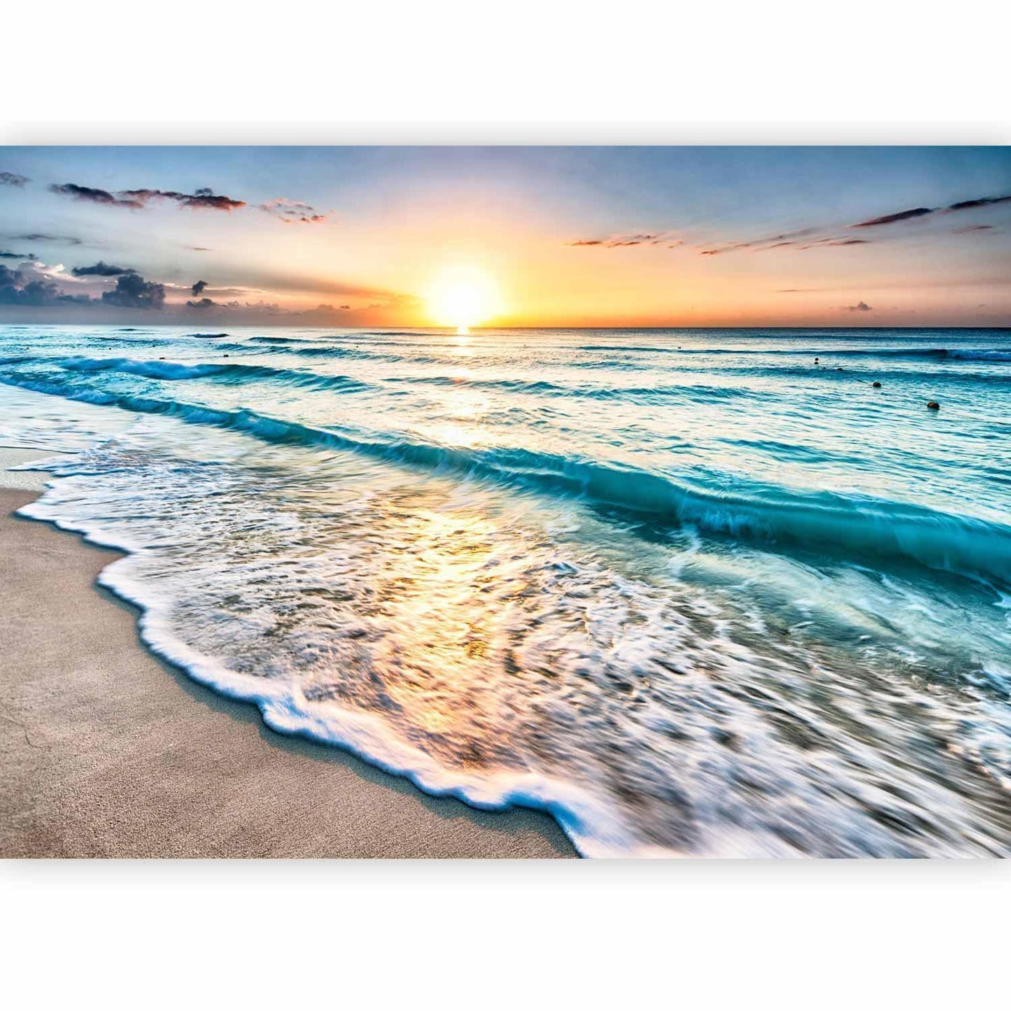 Fototapete Spaziergang am Meer – Urlaubsfeeling für jeden Tag