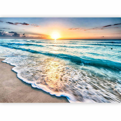 Fototapete Spaziergang am Meer – Urlaubsfeeling für jeden Tag