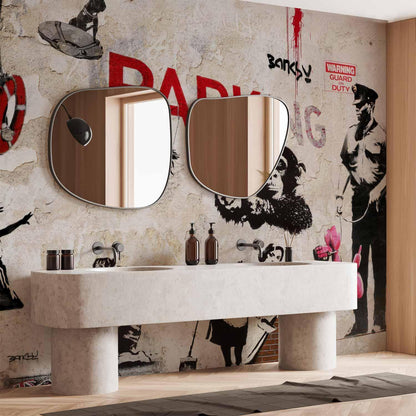 Fototapete - [Banksy] Graffiti Collage