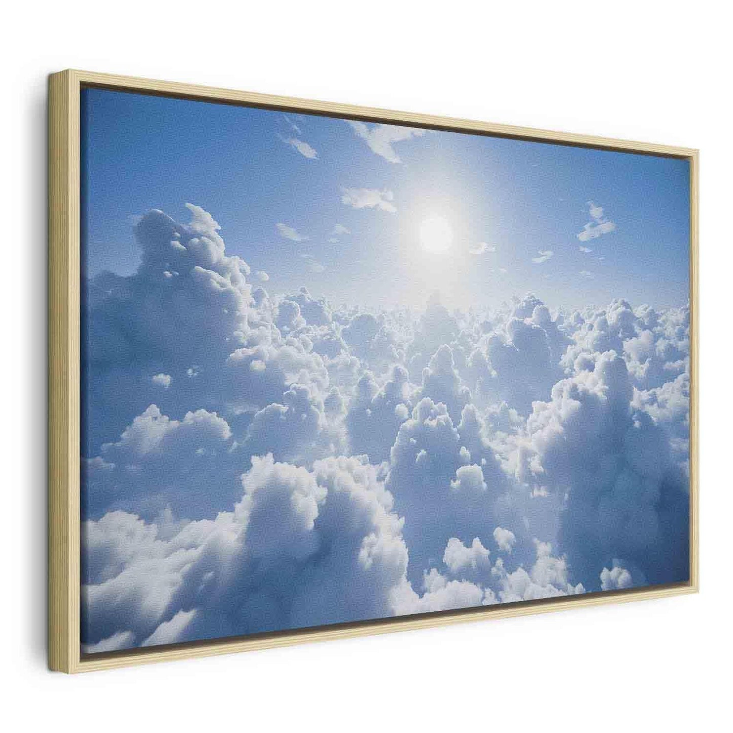 Leinwandbild - Heavenly Calm: Warm Rays of the Sun