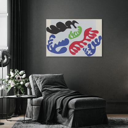 Leinwandbild - Henri Matisse – Lagoon III (from Jazz)