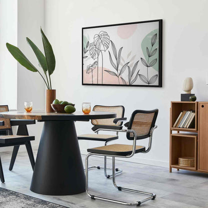 Leinwandbild - Pastel line art